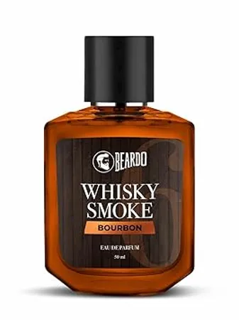 Beardo BOURBON Whisky Smoke Perfume for men 50ml Oriental Woody Leathery Eau De Parfum Long Lasting Perfume Ideal Gift for Men
