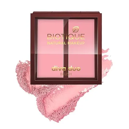Biotique Natural Makeup Diva Duo Blush Rose N Radiance 9g