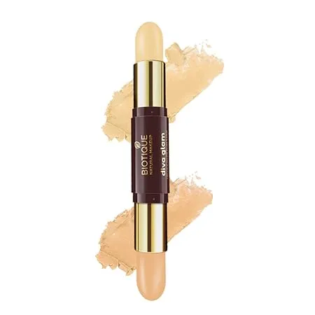 Biotique Natural Makeup Diva Glam Highlighter Duo Stick Shade N Sheen 4g