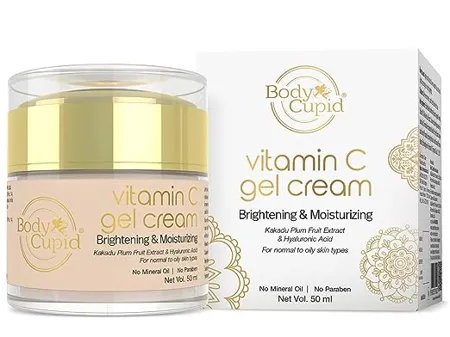 Body Cupid Vitamin C Gel Cream 50 ml with Kakadu Plum extract and Hyaluronic acid 50 ml