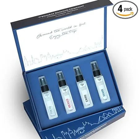 Bombay Shaving Co Perfume for Men Rakhi Gift for Brother Premium Perfume Set for Men 8ml x 4 Perfume Gift Set for men long lasting fragrance perfume Set