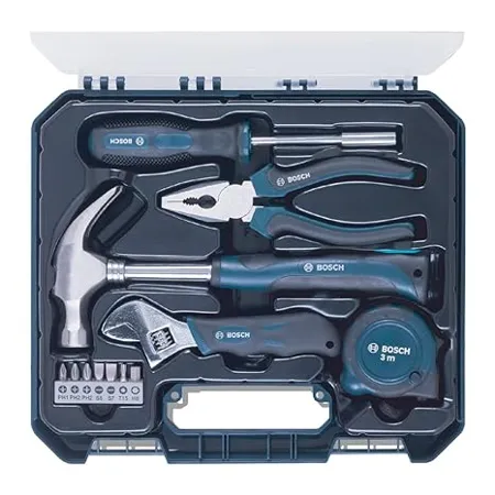 Bosch 12 Pieces Hand Tool Kit Blue Hard case 