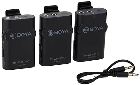 Boya by WM4 PRO K2 Dual Channel Digital Wireless Microphone