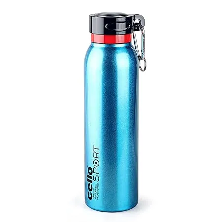 CELLO Beatle Stainless Steel Sports Bottle Blue 700ml 