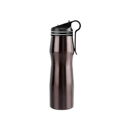 CELLO Groove Stainless Steel Single Walled Water Bottle 1000ml 1 Unit Brown