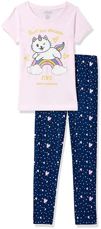 CHEROKEE KIDS Girl s Cotton Cartoon Pajama Set CCJGCOT20023ASO Assorted 2 Years 3 Years 
