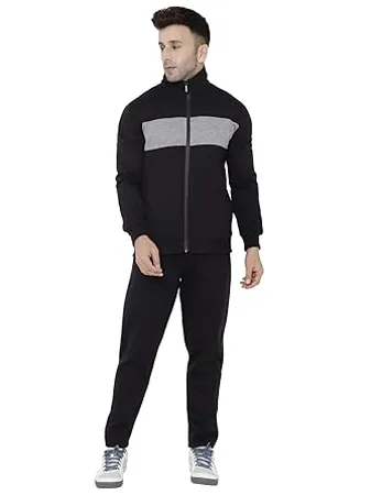 CHKOKKO Mens Winter Zipper Track suit