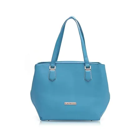 Caprese womens AUGUSTINA TOTE MEDIUM BLUISH GREEN Faux Leather Tote bag