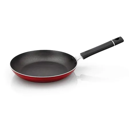 Cello Non Stick Induction Base Aluminium Taper Pan Red