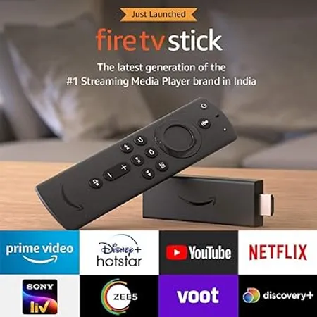 Certified Refurbished Fire TV Stick 2020 with Alexa Voice Remote includes TV controls Stream HD Quality Video with Dolby Atmos Audio 2020 release