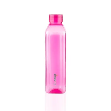 Clazkit Venice Plastic Water Bottle Pack of 1 Cherry Red 1 Litre