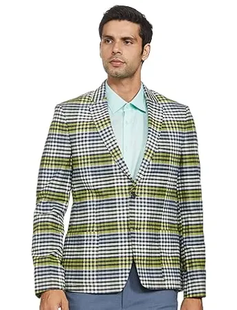 Colorplus Men s Notch Lapel Slim Fit Blazer