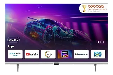Coocaa 100 cm 40 inches Frameless Series Full HD Smart IPS LED TV 40S3U Pro Black 