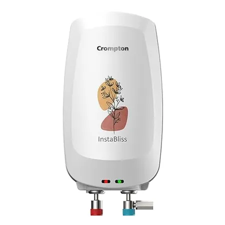 Crompton Instabliss 3 L Instant Water Heater Geyser With Advanced 4 Level Safety White Wall Mounting
