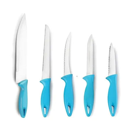 Crystal Stainless Steel Knife Set Multicolour
