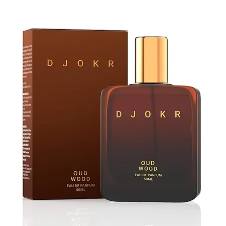 DJOKR Oud Wood Perfume For Men 50 ml Eau De Parfum Premium Luxury Long Lasting Fragrance Spray