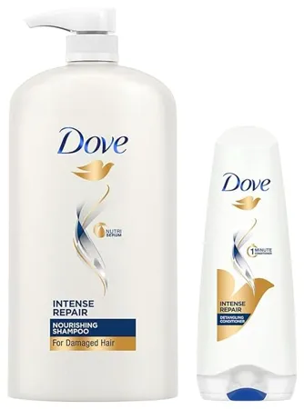 Dove Intense Repair Shampoo 1L Dove Hair Therapy Intense Repair Conditioner 175ml