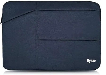 Dyazo 15 15 6 inch Laptop Sleeve Laptop Protective case Cover Carrying Bag Compatible for Dell Samsung Razer HP Asus Acer Msi Lenovo Blue Three Pocket 15 6 Blue 