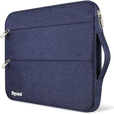 Dyazo Office Protective Laptop Sleeve Case Cover with Handle for All 15 Inch to 15 6 Laptops Notebooks Blue 
