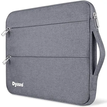 Dyazo Water Resistant Laptop Sleeve with Handle Compatible for 15 Inch to 15 6 Inches laptops Notebooks Grey