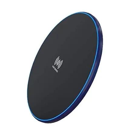 Dyazo Wx003 10 W 7 5 W 5 W Single Port Wireless Charging Pad for All Qi Certified Devices iPhone Samsung Lg Android Cellular Phones Includes USB Cable Black