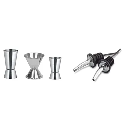 Dynore Double Sided Peg Measures Set of 3 Dynore Wine Pourer Set of 2