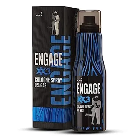 Engage XX3 Cologne No Gas Perfume for Men Spicy and Woody Skin Friendly 135ml