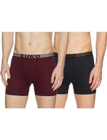 Euro Men s Cotton Trunks Pack of 2 