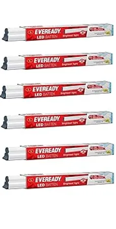 Eveready 5W LED Batten Pack of 6