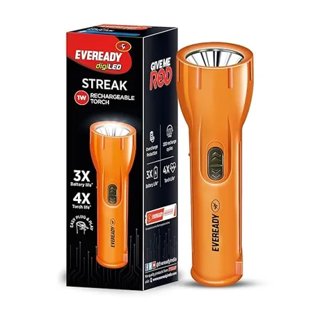 Eveready DIGILED DL22 Rechargeable Torch Color May Vary 