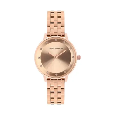 French Connection Analog Rose Gold Dial Women s Watch FCN00035A