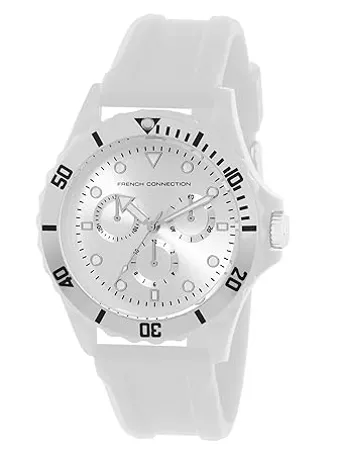 French Connection Analog Silver Dial Men s Watch FC177W