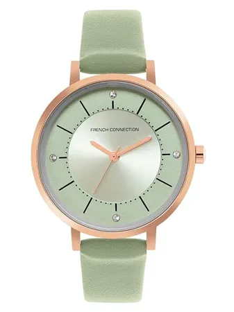 French Connection Analog Women s Watch Dial Colored Strap 