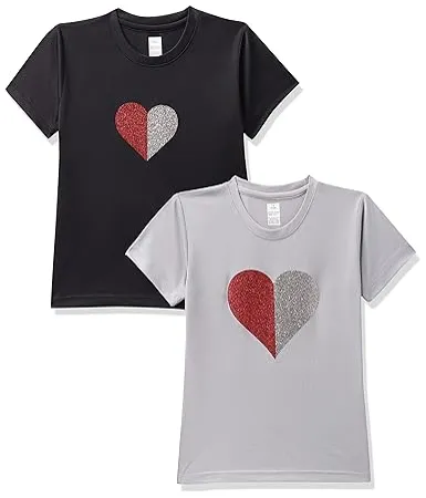 Fusefit Girl s Regular T Shirt Pack of 2 