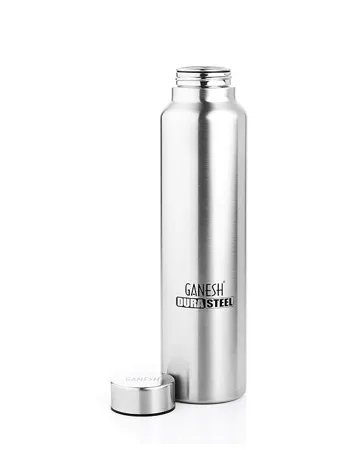 GANESH Dura Stainless Steel Water Bottle 1000ml 1 Pc Silver
