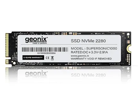 GEONIX 128GB M 2 NVMe SSD 2280 SATA III 6Gb s Read Speed Up to 2650 Mbps Write Speed Up to 2000 Mbps Internal Solid State Drive SSD 3years Warranty 