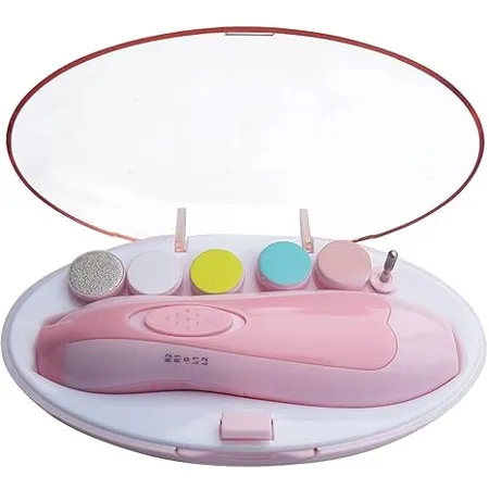 GOCART WITH G LOGO Baby Electric Nail Filer Trimmer Pink 