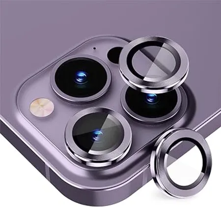 GadgetBite Camera Lens Protector for iPhone 14 Pro 6 1 iPhone 14 Pro Max 6 7 Tempered Glass Camera Lens Protector Tempered Glass Lens Cover Fit for iPhone 14 Pro iPhone 14 Pro Max Purple 