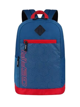 Gear 05 24 Ltrs M Blue Red Casual Backpack BKPGEAR055106 