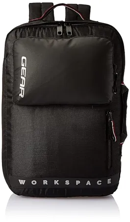 Gear Workspace 18L Small Water Resistant Laptop Bag Backpack Office Bag Briefcase for Men Women Black