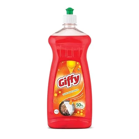Giffy Turbo Boosters Dishwash Liquid Gel 750ml Bottle 50 More Effective Tough Grease Removal Utensils Cleaning Dish Wash Liquid Super Saver Offer