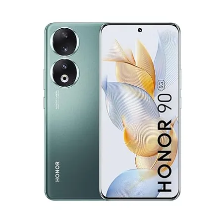 HONOR 90 Emerald Green 8GB 256GB India s First Eye Risk Free Display 200MP Main 50MP Selfie Camera Segment First Quad Curved AMOLED Screen Without Charger