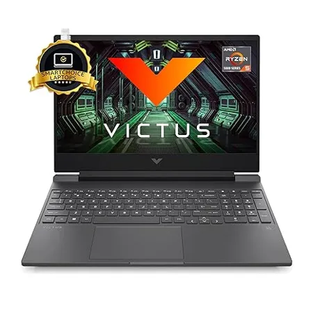 HP Smart Choice Victus Gaming Laptop AMD Ryzen 5 5600H 15 6 39 6 cm FHD IPS 8GB RAM 512GB SSD AMD Radeon RX 6500M Graphics 4GB GDDR6 144Hz 9ms Response time Backlit KB B O Win 11 15 fb0777AX