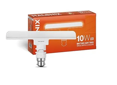 Halonix 10 Watts B22d LED bulb tube Light Cool White Pack of 1 T bulb