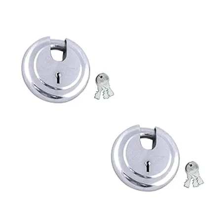 Harrison JAMA LOCK 0251 PK 2 Steel 9 Levers Padlock with 3 Keys Pack of 2 