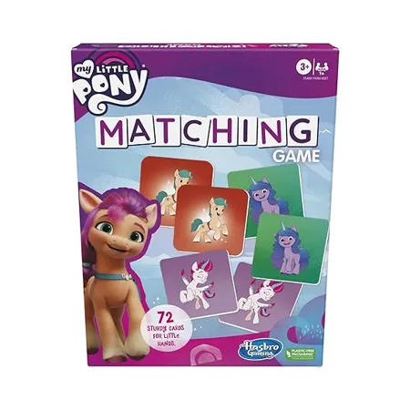 Hasbro Gaming My Little Pony Matching Game for Kids Ages 3 and Up Fun Preschool Game for 1 Players