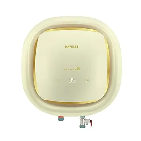 Havells Adonia i 25 Litre Smart Storage Water Heater with Alexa Google Assistant enabled IoT and iOS with mobile phones wifi enabled and remote controlled Ivory 