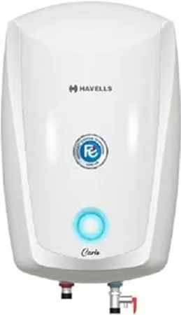Havells Carlo 5 Litre Instant Water Heater 3000 watt Warranty 5 Year on Inner Container and 2 Years Comprehensive White 