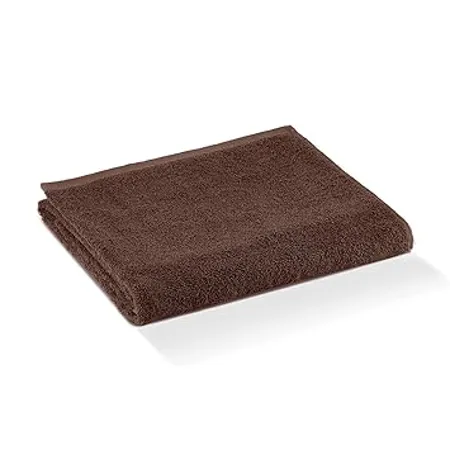 Himatsingka Fade Resistant 100 Cotton High Absorbing 370 GSM Bath Towel Brown 