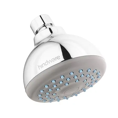 Hindware F160004CP ABS Rain Flow Shower Head for Bathroom Chrome Finish